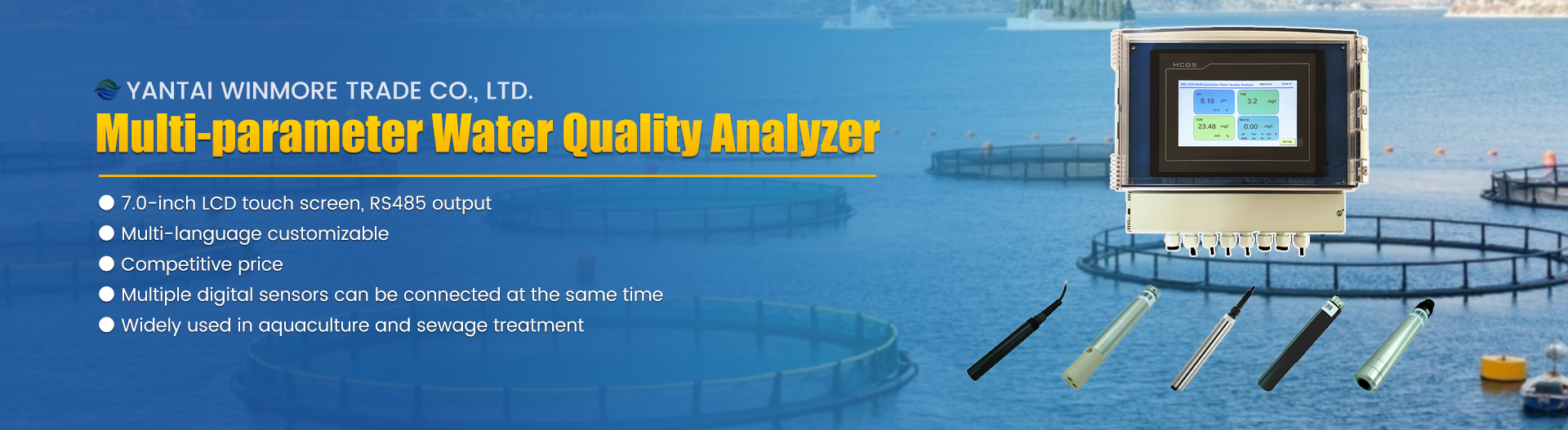 Home 3 Multi parameter Water Quality Analyzer Banner 0102